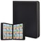 Card Binder with Zipper - 9 Pockets Trading Cards Album Folder - 360 Side Loading Pockets (Black)